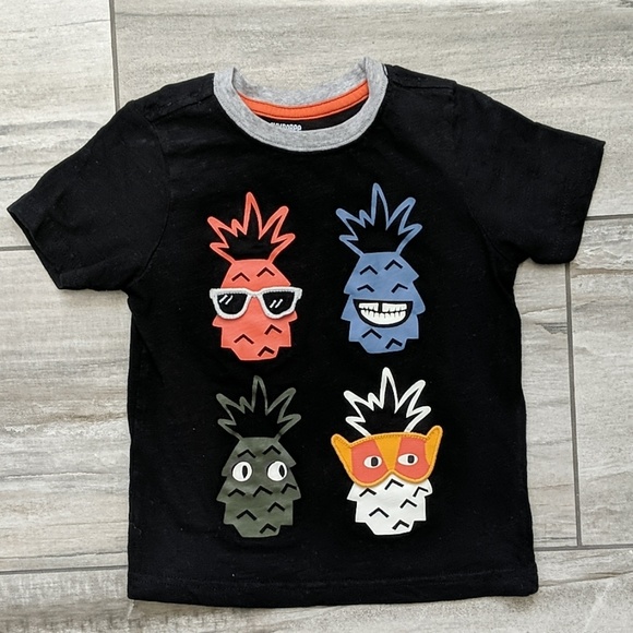 Gymboree Black Pineapple Toddler Tee - Picture 1 of 3